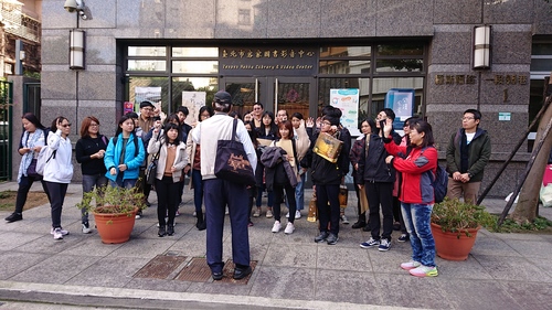 抵達台北市客家圖書影音中心(另開新視窗/jpg檔)圖片