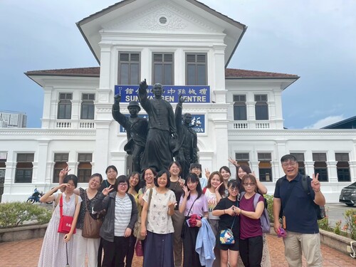 孫中山紀念館前大合照(另開新視窗/jpg檔)圖片