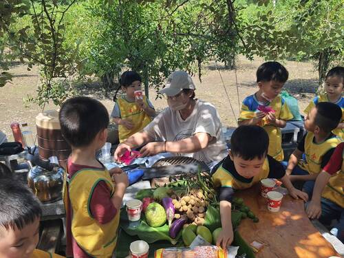 點心時間：品嘗現採火龍果(另開新視窗/jpg檔)圖片